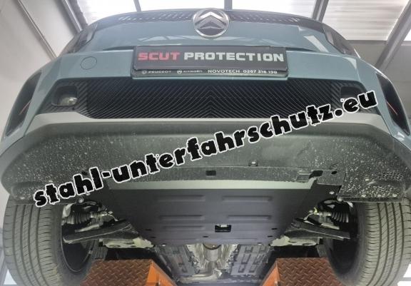 Unterfahrschutz für Motor und Getriebe aus Stahl für Citroen C3 Aircross
