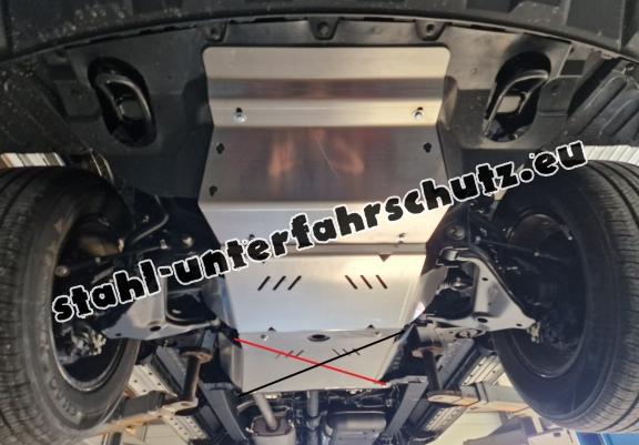 Aluminium Unterfahrschutz für Motor der Marke Jac T8