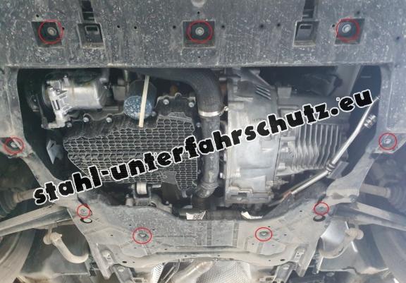 Aluminium  Unterfahrschutz Fiat Scudo 