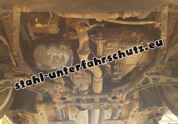 Unterfahrschutz für Motor und Getriebe aus Stahl für Mini Countryman R60