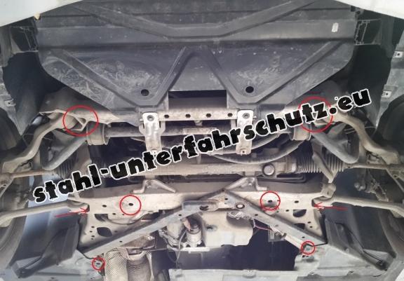 Unterfahrschutz für Motor der Marke BMW Seria 3 E90/91/92