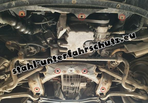 Unterfahrschutz für Motor der Marke Audi A6 Allroad 2 - ohne Seiten