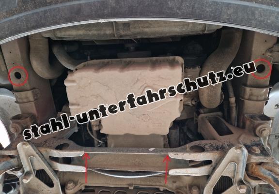 Unterfahrschutz für Motor und Getriebe aus Stahl für  Mercedes Sprinter