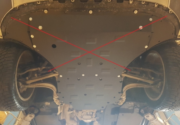 Stahl Getriebe Schutz für  Porsche Cayenne