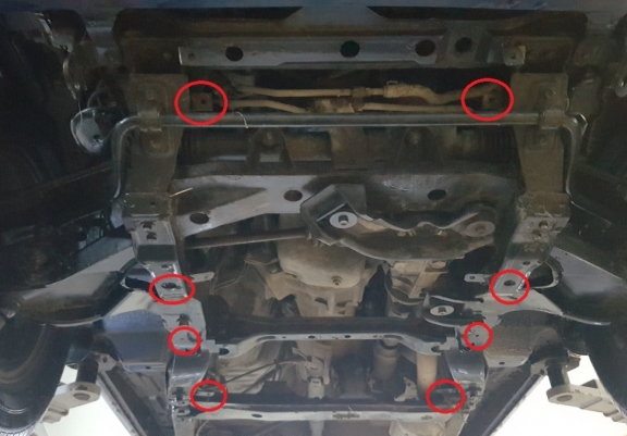 Stahl Getriebe Schutz für  Daihatsu Terios