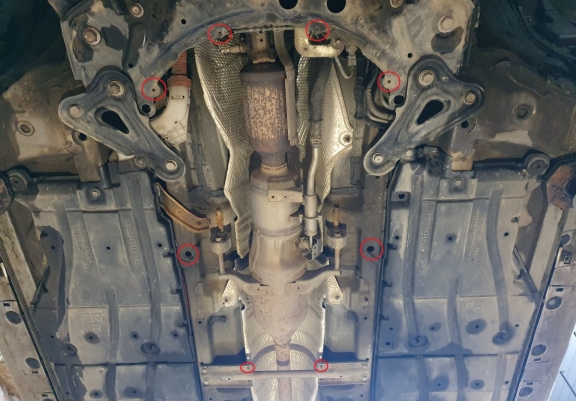 Unterfahrschutz für Katalysator/cat lock der Marke Toyota Auris