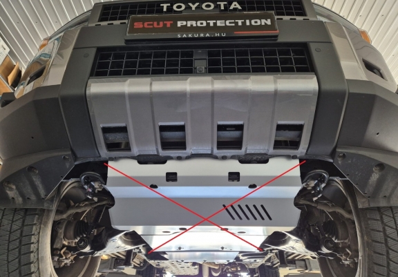 Aluminium Getriebe Schutz für Toyota Land Cruiser 250