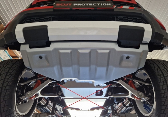 Aluminium Unterfahrschutz für Verteilergetriebe Ford Ranger Raptor