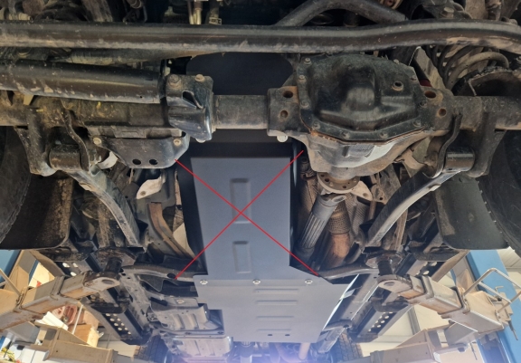 Getriebe schutz aus Stahl für Jeep Wrangler - JL