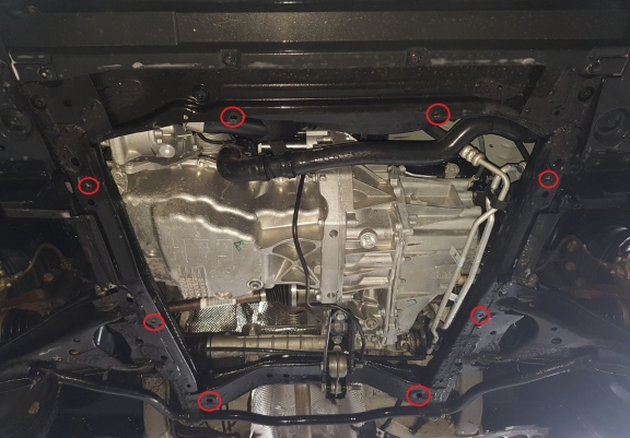 Unterfahrschutz für Motor der Marke Dacia Sandero