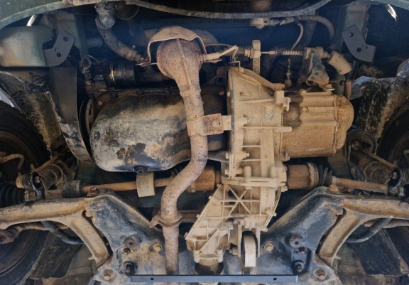 Unterfahrschutz für Motor der Marke Fiat Panda 4x4