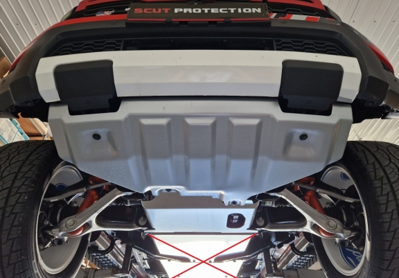 Aluminium Unterfahrschutz für Motor der Marke Ford Ranger Raptor