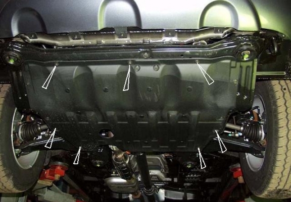 Unterfahrschutz für Motor der Marke Hyundai Santa Fe