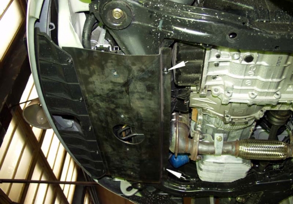 Unterfahrschutz für Motor der Marke Hyundai Coupé Gk