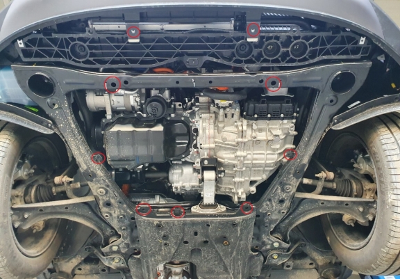 Unterfahrschutz für Motor der Marke Hyundai Tucson