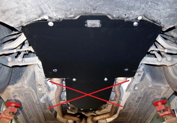 Unterfahrschutz für Motor der Marke Mercedes E-Class W211