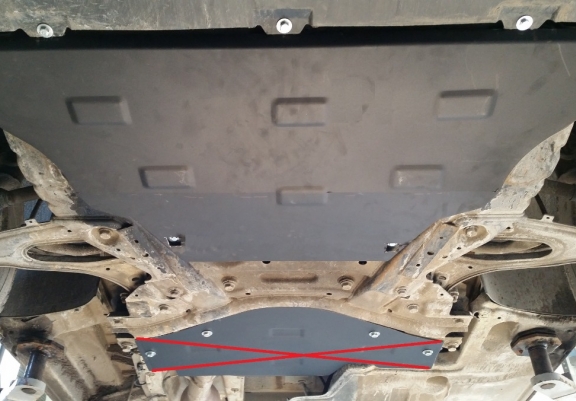 Unterfahrschutz für Motor der Marke Mercedes Vito W447, 4x2, 1.6 D