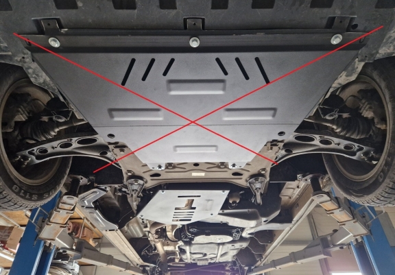 Unterfahrschutz für Katalysator/cat lock der Marke Nissan Interstar