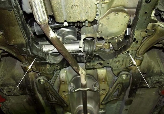 Unterfahrschutz für Motor und Getriebe aus Stahl für    Fiat Croma