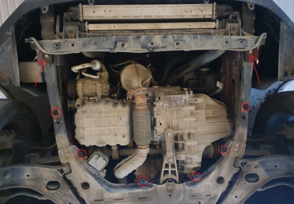 Unterfahrschutz für Motor der Marke SsangYong Tivoli