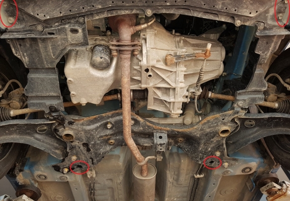 Unterfahrschutz für Motor der Marke Suzuki Celerio