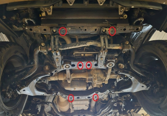 Unterfahrschutz für Motor der Marke Lexus GX460