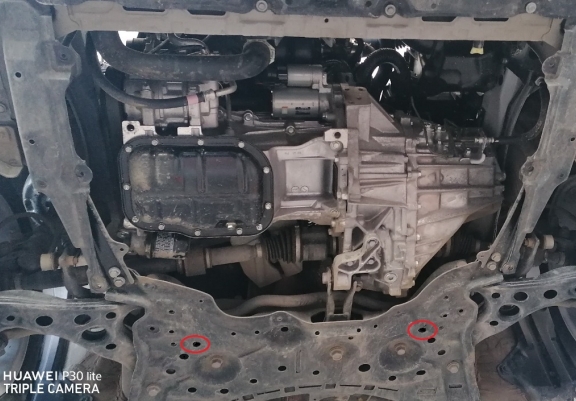 Aluminium Unterfahrschutz für Motor der Marke Toyota Prius