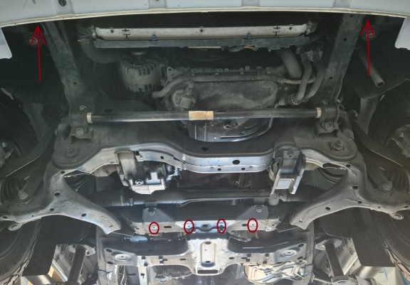 Unterfahrschutz für Motor der Marke Volkswagen Amarok