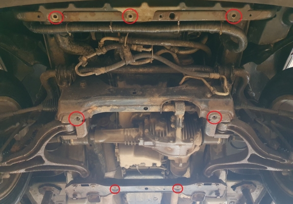 Unterfahrschutz für Motor der Marke Jeep Grand Cherokee