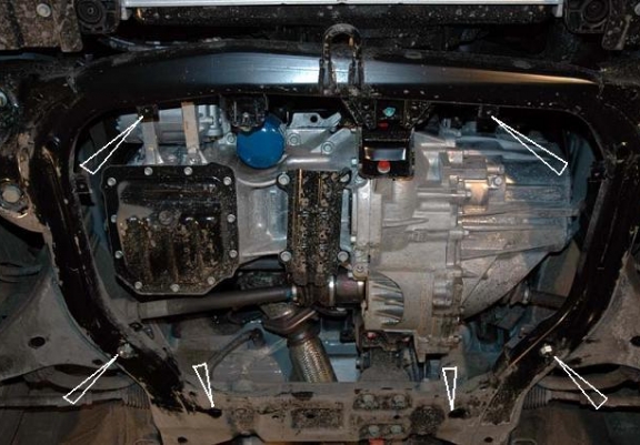 Unterfahrschutz für Motor der Marke Kia Ceed