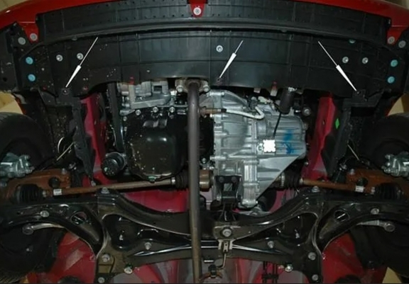 Unterfahrschutz für Motor der Marke Citroen C 1