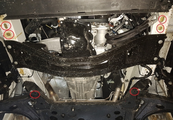 Unterfahrschutz für Motor der Marke Ford Transit  - FRONTANTRIEB