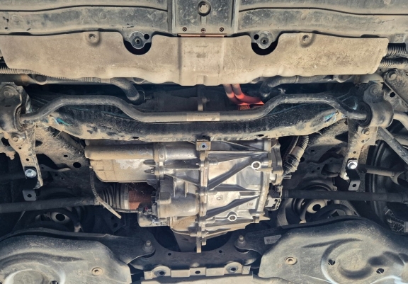 Hinterer Aluminium-Motorschutz für Elektromotor – Tesla Model 3 AWD