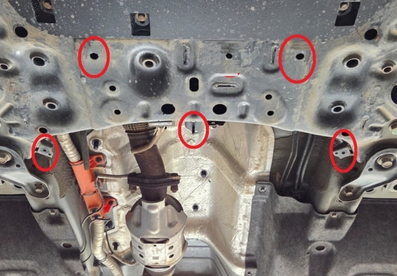 Unterfahrschutz für Motor der Marke Hyundai Tucson