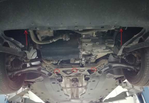 Unterfahrschutz für Motor der Marke VW Tiguan