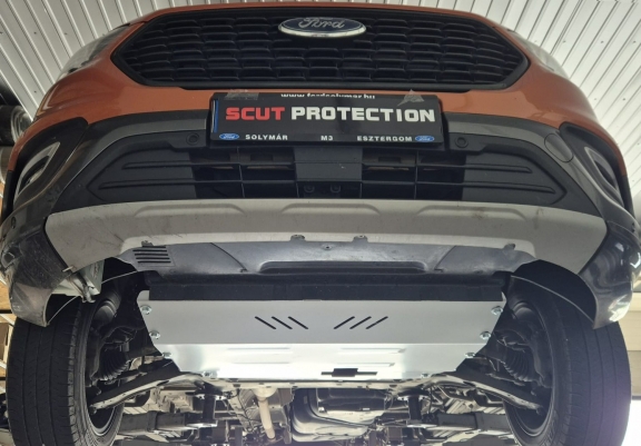 Aluminium Unterfahrschutz für Motor der Marke Ford Transit FWD