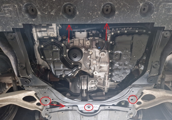 Aluminium  Unterfahrschutz Renault Austral 
