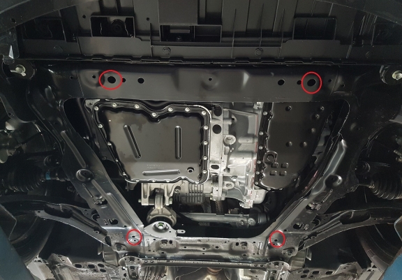 Aluminium  Unterfahrschutz Renault Koleos 