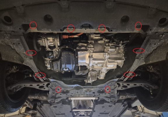 Unterfahrschutz für Motor der Marke Lexus UX