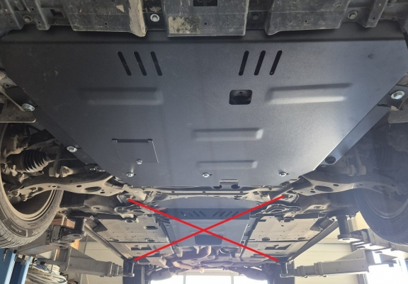 Unterfahrschutz für Motor der Marke Toyota Corolla