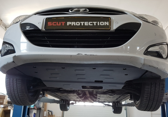 Unterfahrschutz für Motor und Getriebe aus Stahl für  Hyundai i40