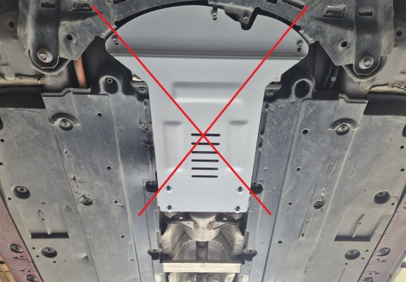 Aluminium-Katalysatorschutz / Kat-Schloss für Suzuki Swace