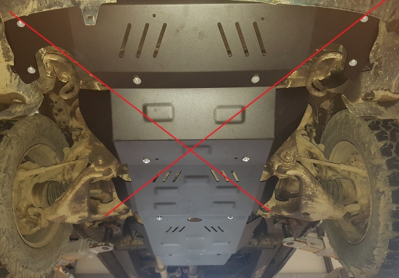 Stahl Getriebe Schutz für  Toyota Hilux Revo