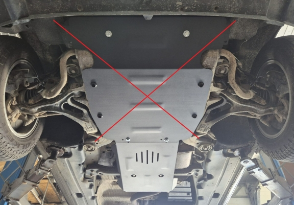 Stahl manuell und automatisch Getriebe Schutz für VW Touareg 7L