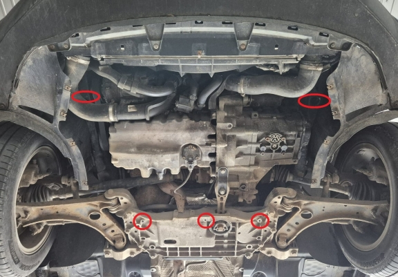 Unterfahrschutz für Motor der Marke Volkswagen Scirocco