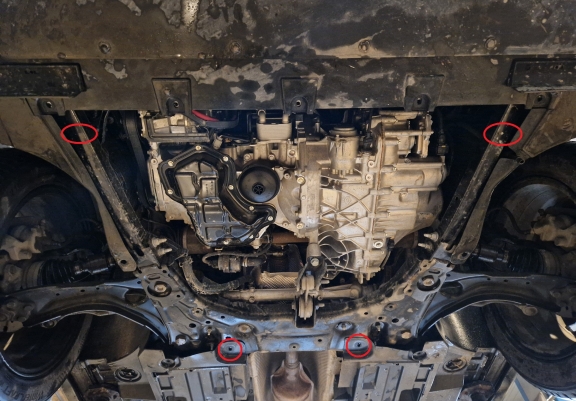 Unterfahrschutz für Motor der Marke Renault Clio 6