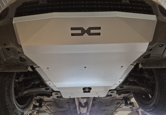 Aluminium Unterfahrschutz für Motor der Marke Dacia Duster- 4x2