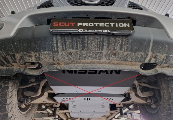 Aluminium Getriebe Schutz für Nissan Pathfinder