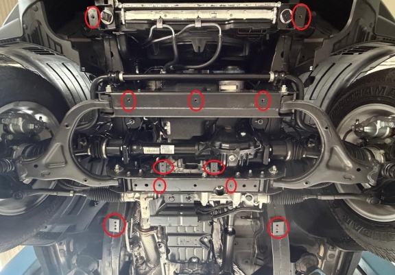 Stahl Getriebe Schutz für KGM Musso