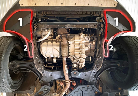 Unterfahrschutz für Motor der Marke BYD Seal U DM-i